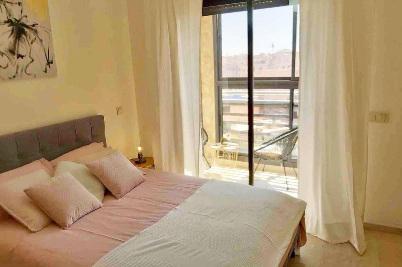 מרקש Luxueux Appartement Entre Gueliz Et L'Hivernage Avec Wifi מראה חיצוני תמונה