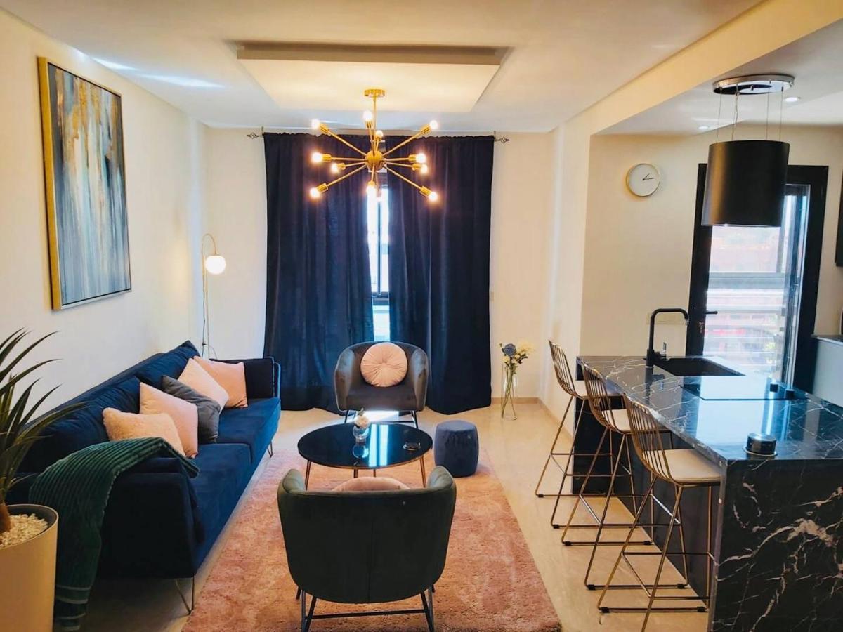מרקש Luxueux Appartement Entre Gueliz Et L'Hivernage Avec Wifi מראה חיצוני תמונה